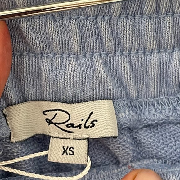 NWT Rails Makena Acid Wash Shorts in Powder Blue - Size XSmall - Picture 6 of 7